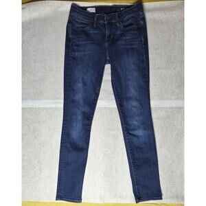 Gap 1969 Jeans Womens 26/2a Skinny Dark Wash Mid Rise